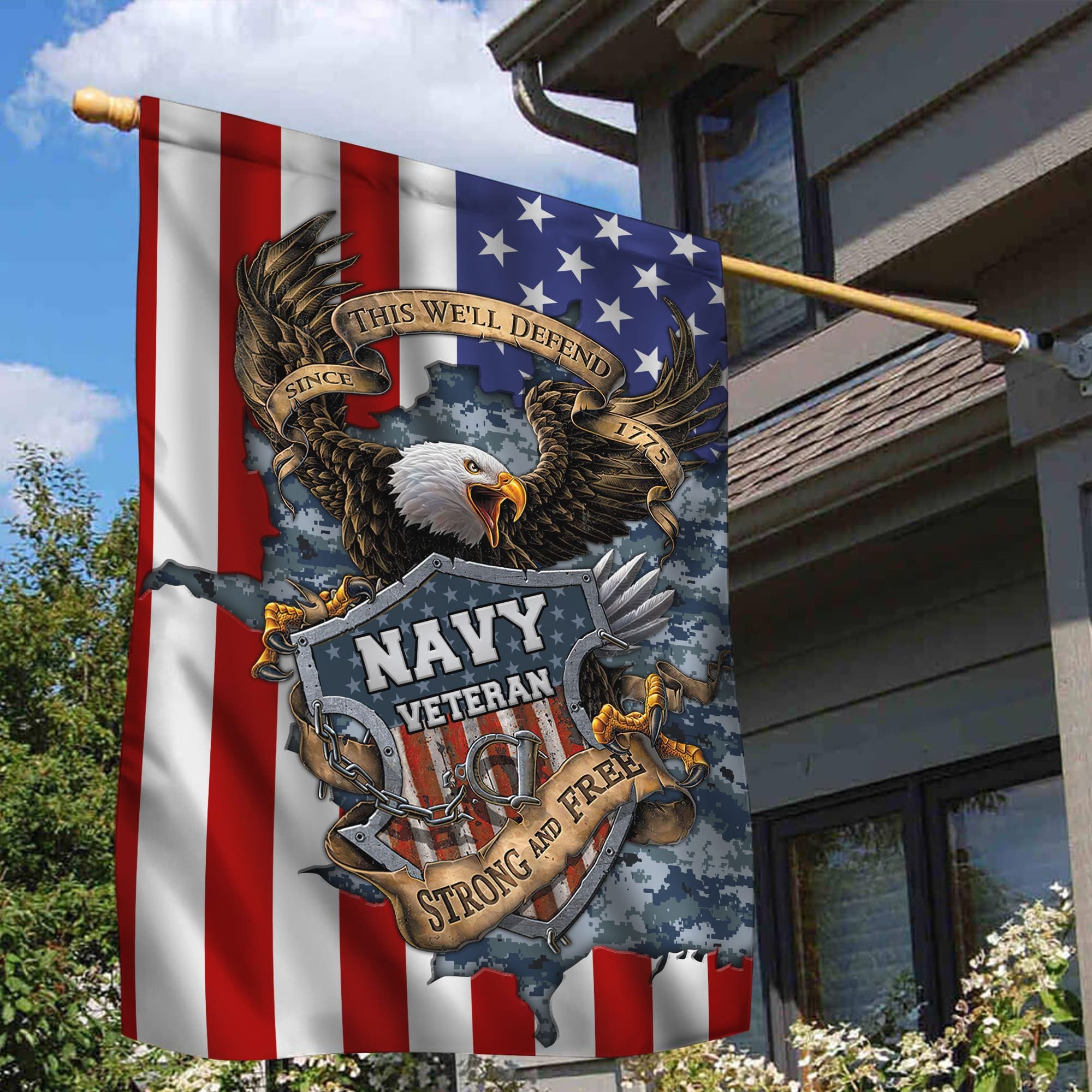 U.S Multiple Service Veteran Flag