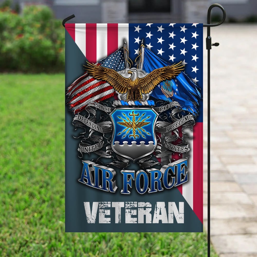 Premium Multiple US Military Services Veteran Flag