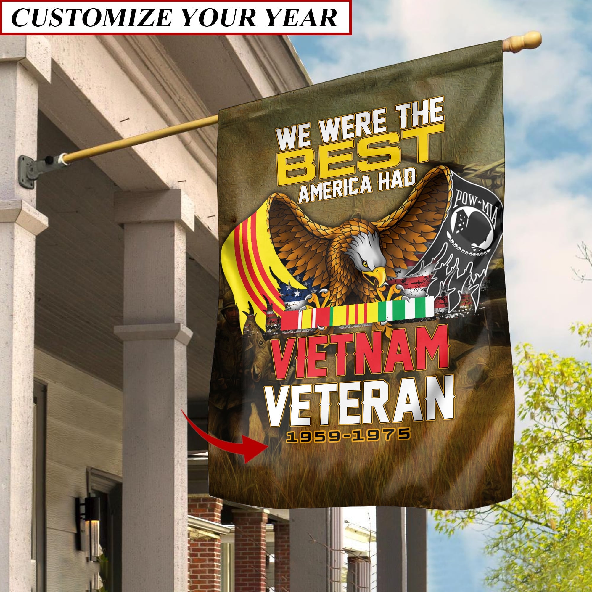 Personalized We Were The Best America Had Flag