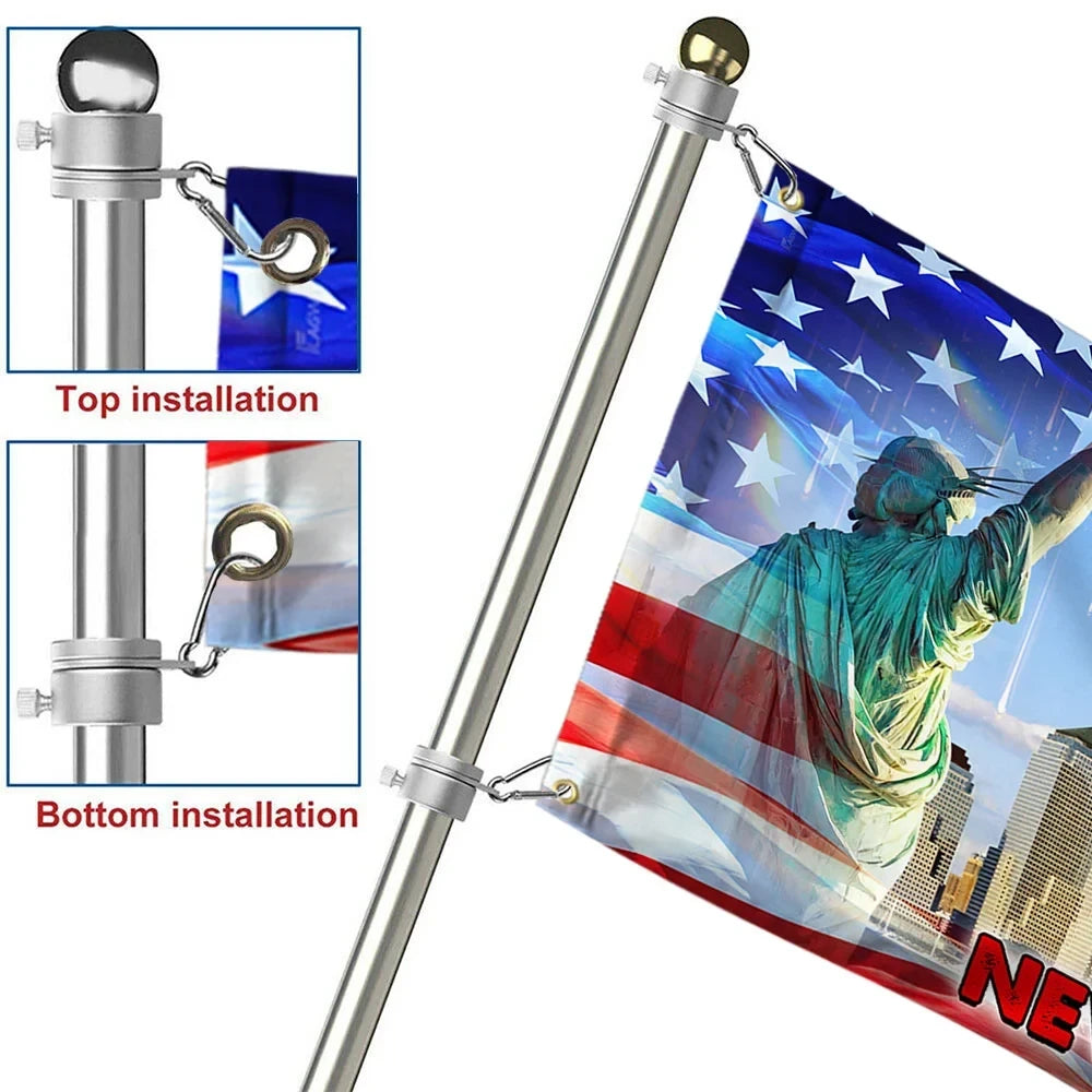 Premium Patriot Day Grommet Flag