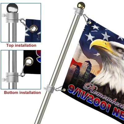 Premium America Patriot Day Remembering The Fallen Grommet Flag