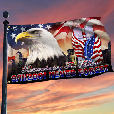 Premium America Patriot Day Remembering The Fallen Grommet Flag