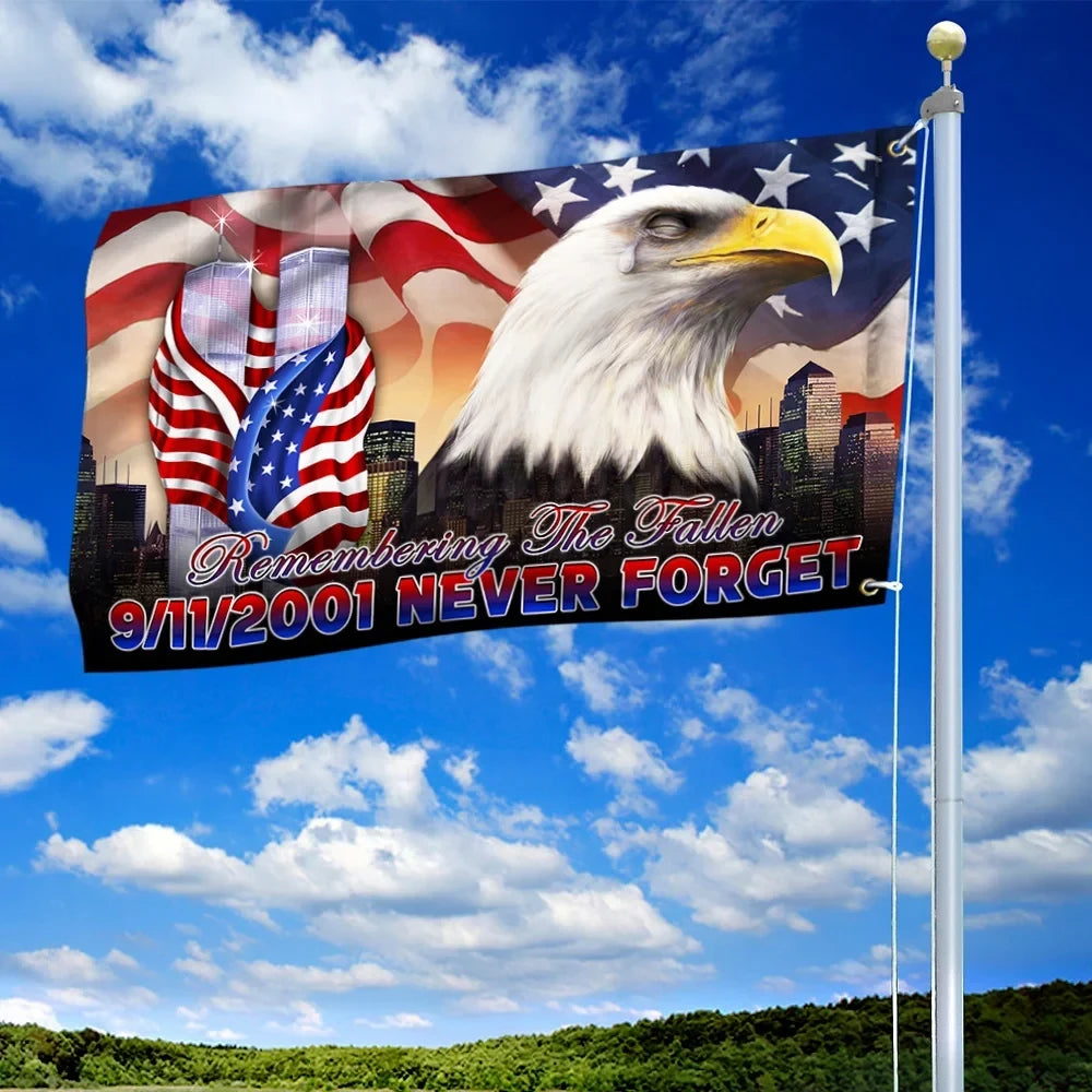 Premium America Patriot Day Remembering The Fallen Grommet Flag