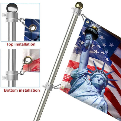 Premium America Patriotic Grommet We The People Flag