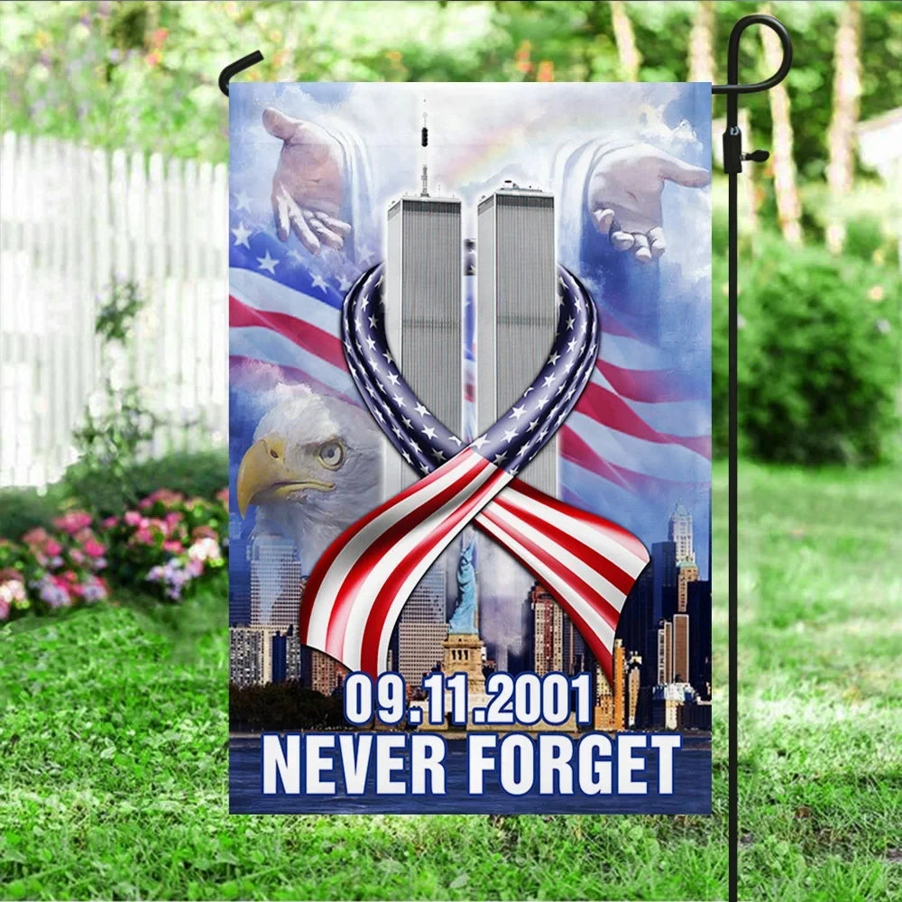 Premium Never Forget September 11 American Patriotic Flag
