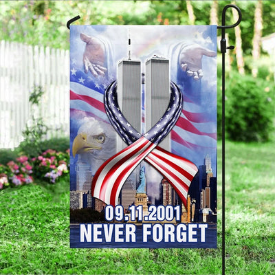 Premium Never Forget September 11 American Patriotic Flag