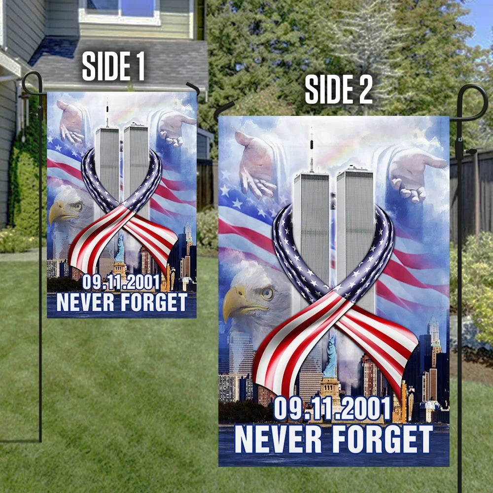 Premium Never Forget September 11 American Patriotic Flag