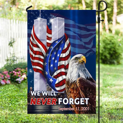 Premium Patriot Day September 11th We Will Never Forget Flag