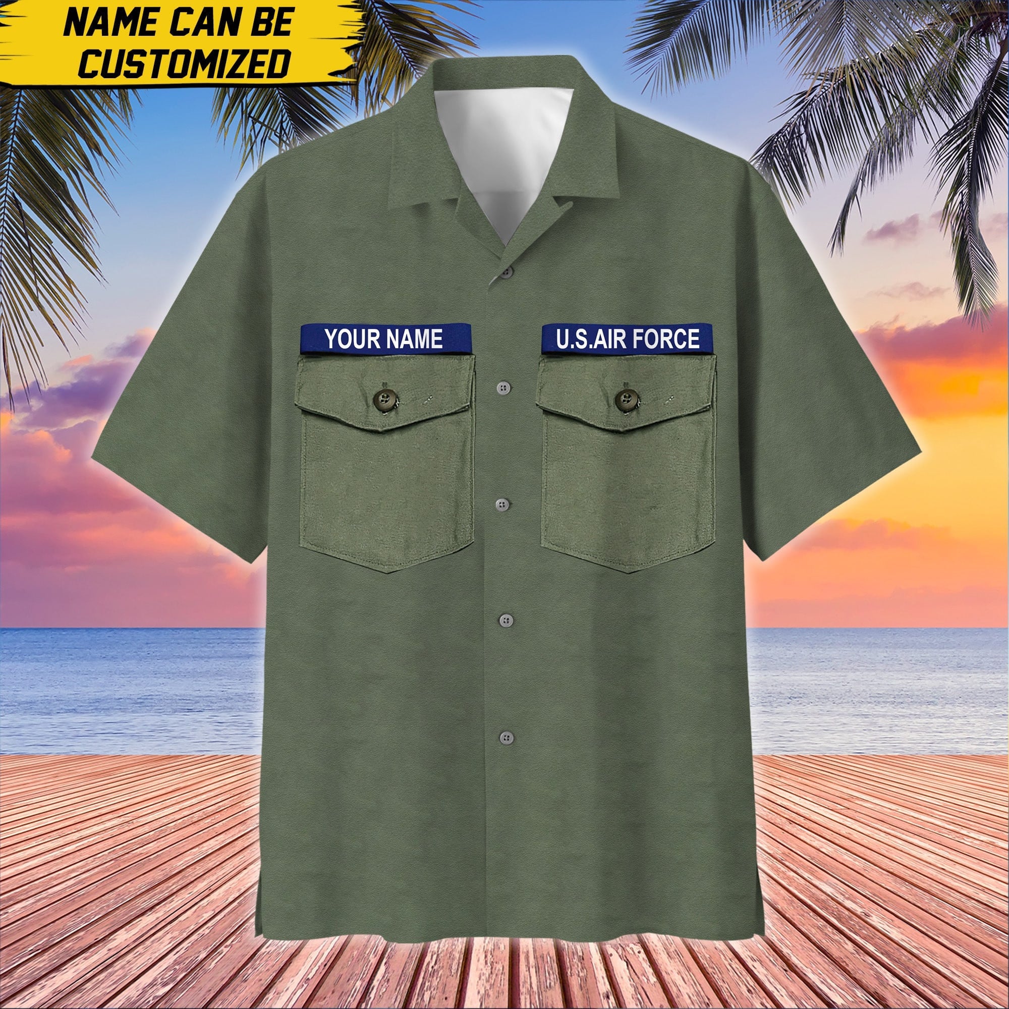 Premium Personalized US Veterans Hawaii Shirt