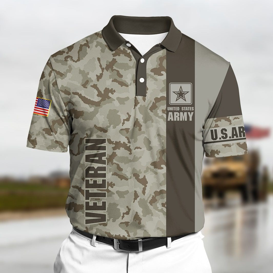 Premium Unique Veteran Polo Ultra Soft and Comfort