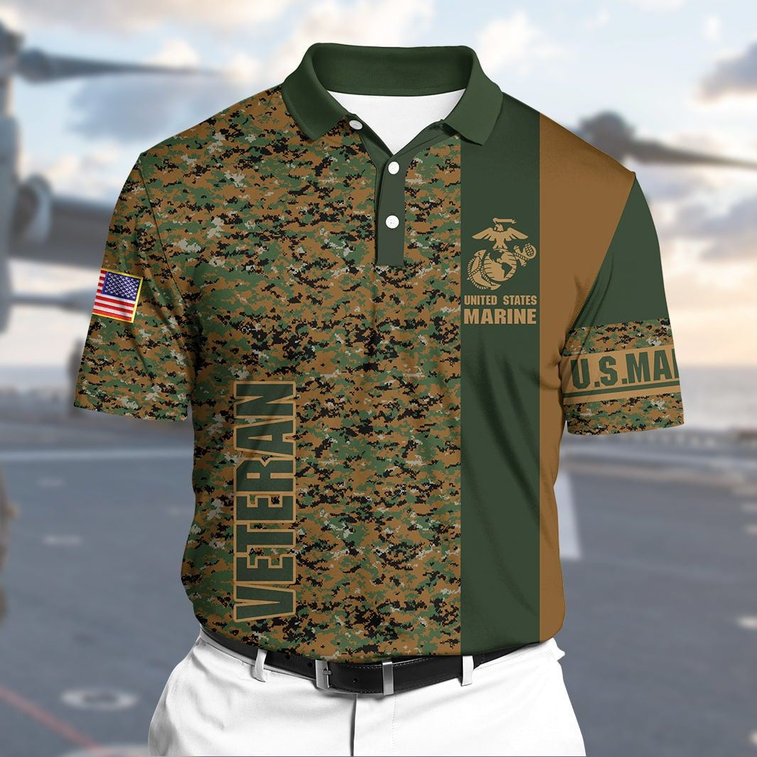 Premium Unique Veteran Polo Ultra Soft and Comfort
