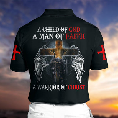 Premium Jesus 1 3D Polo All Over Printed