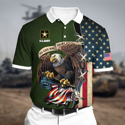 Premium U.S Army Polo All Over Printed