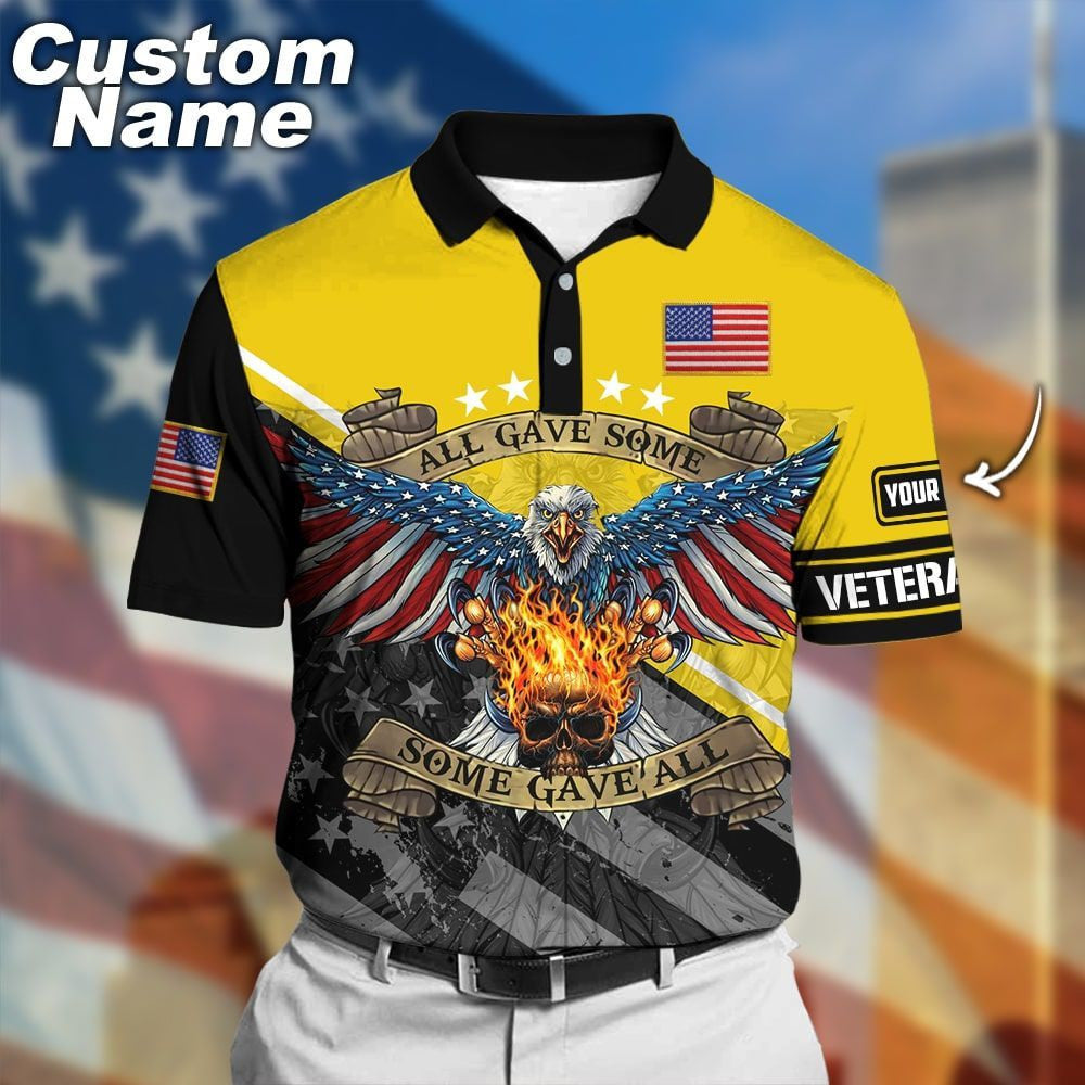 Premium Custem Personalized Name Veteran Army