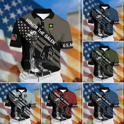 Premium U.S Army Veteran Polo Shirt