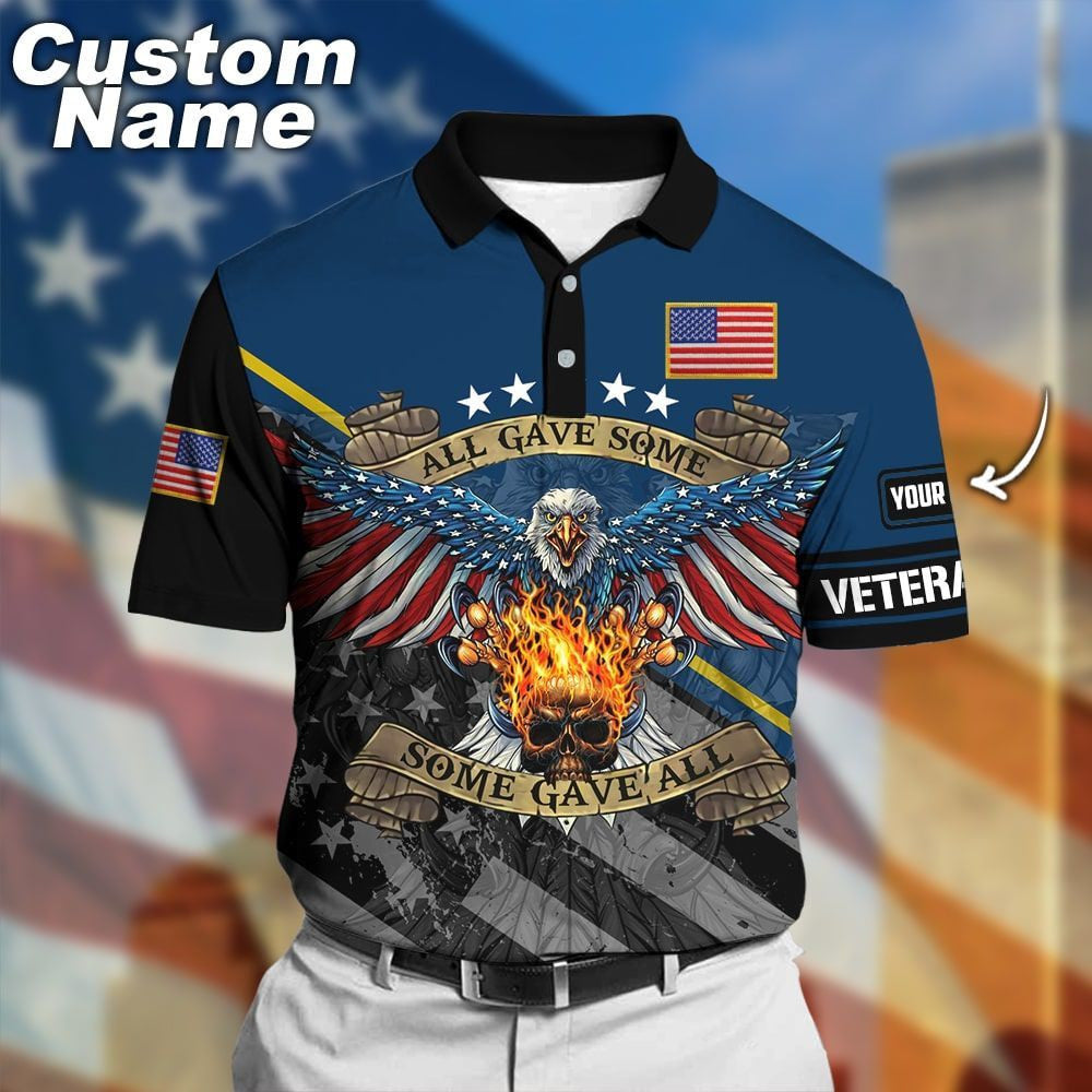 Premium Custem Personalized Name Veteran Army
