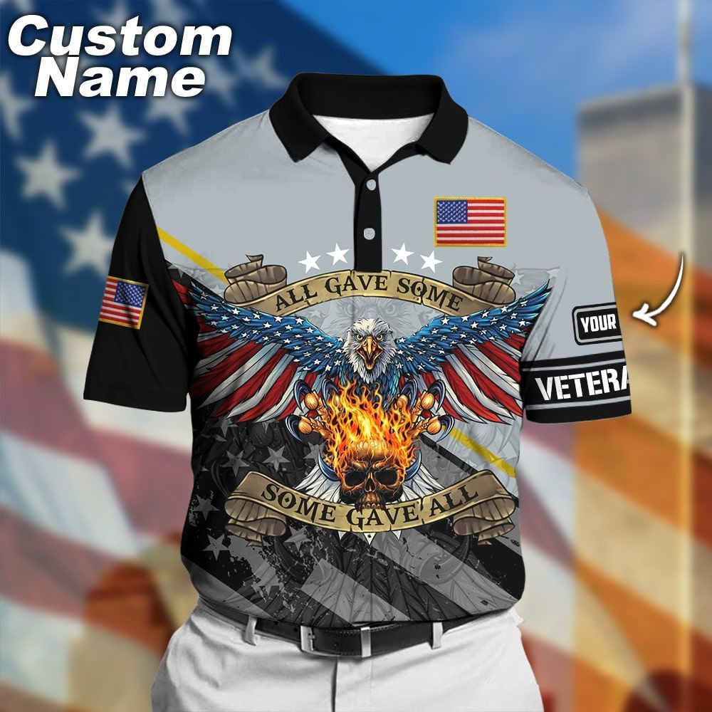 Premium Custem Personalized Name Veteran Army
