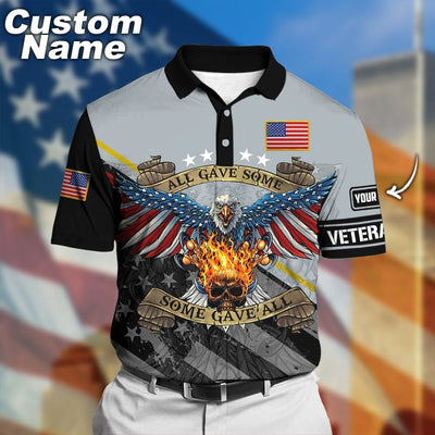 Premium Custem Personalized Name Veteran Army