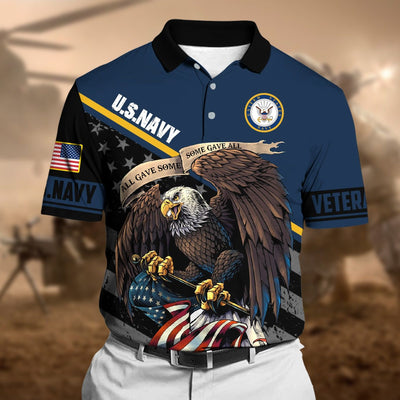 Premium Power American Veteran Power Polo Shirt