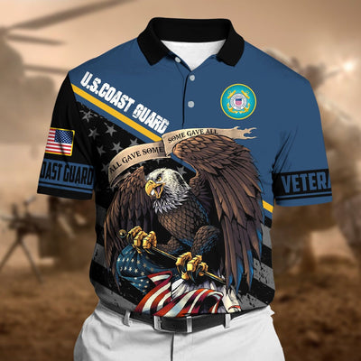 Premium Power American Veteran Power Polo Shirt
