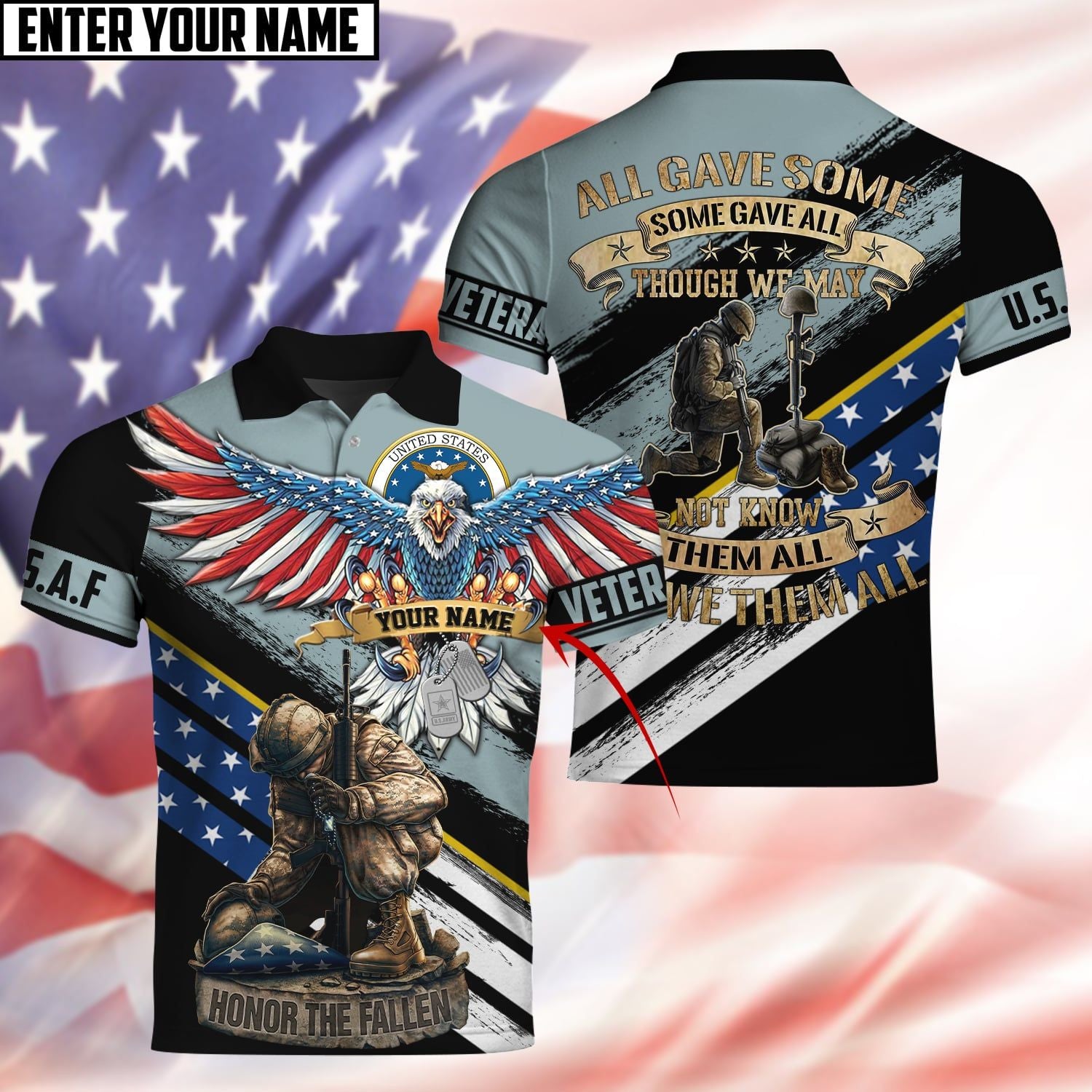 All Gave Some Some Gave All Polo Shirt