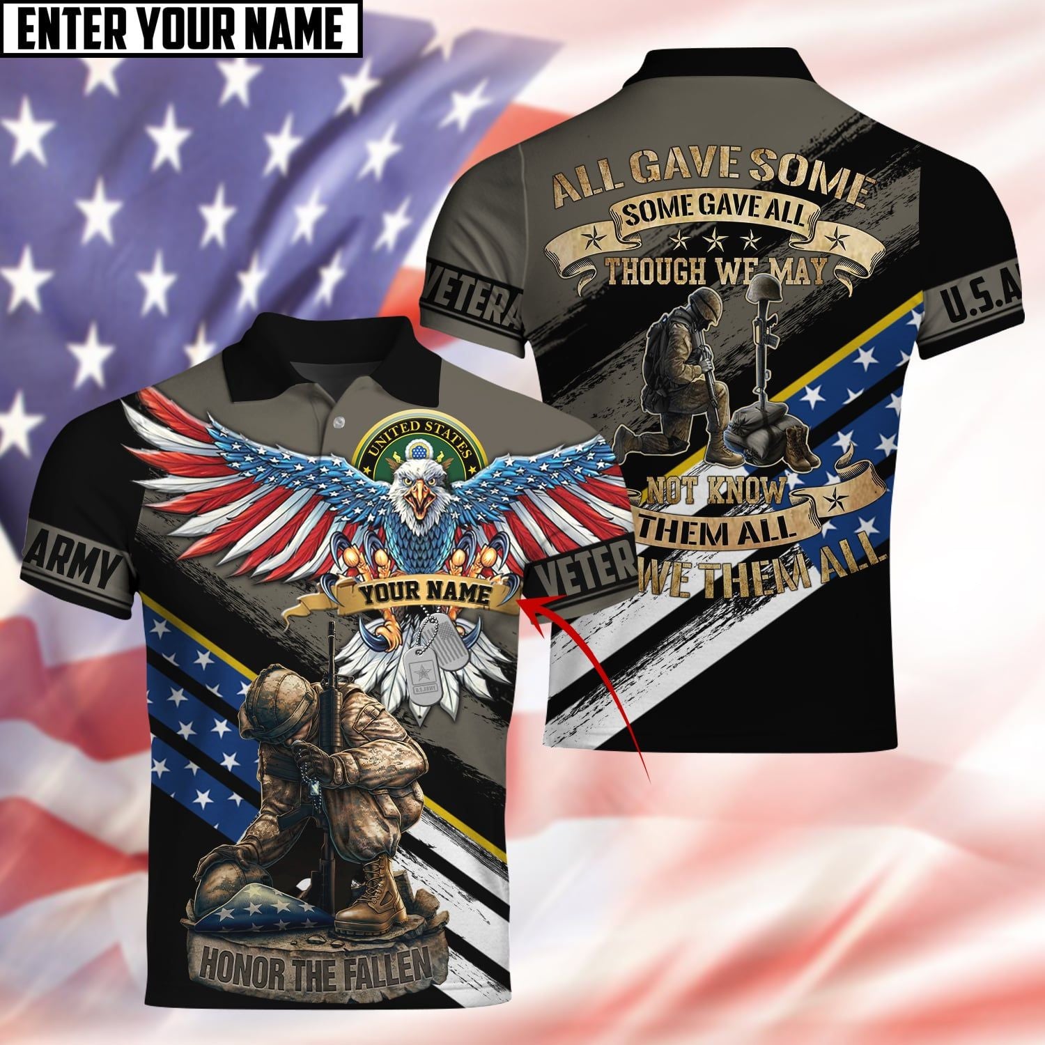 All Gave Some Some Gave All Polo Shirt