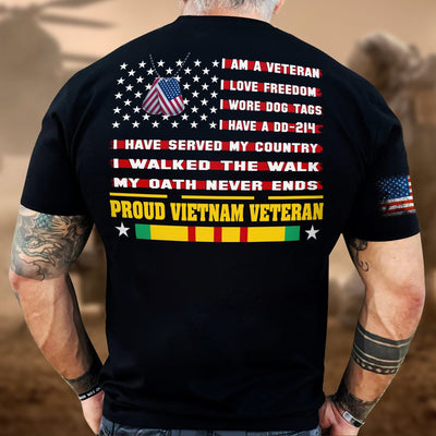 Premium I Am a VietNam Veteran Set Flag