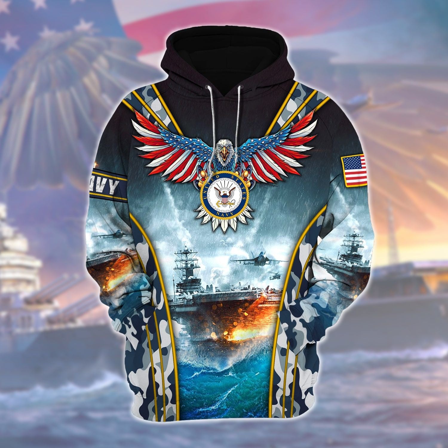 Proud U.S.Navy Veteran Hoodie