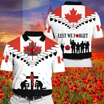 Premium Lest We Forget Polo Shirt