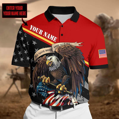 Personalized Premium Veteran Polo
