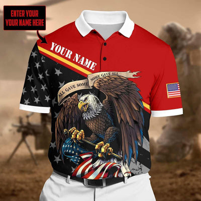 Personalized Premium Veteran Polo