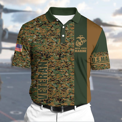 Premium Unique Veteran Polo Ultra Soft and Comfort