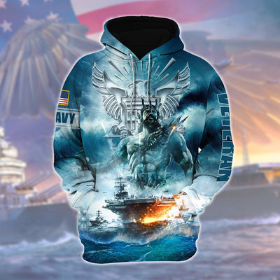 Unique U.S Navy Veteran Zip Hoodie And Hoodie