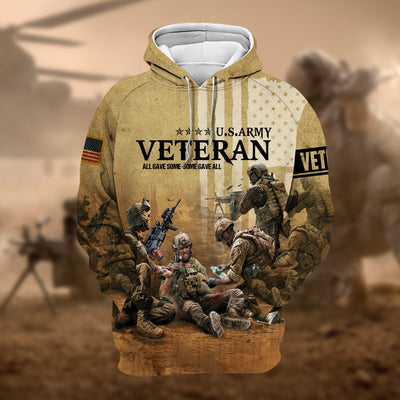 Unique U.S. Veteran Zip Hoodie