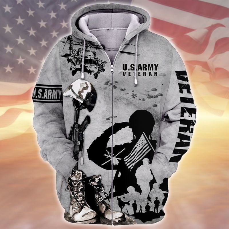 Unique Proud US Veteran Hoodie