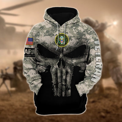 Premium Multiple US Military Services Veteran Hoodie