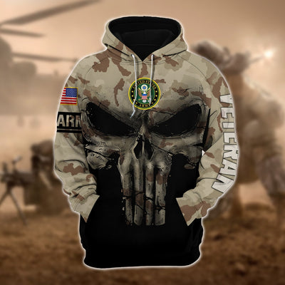 Premium Multiple US Military Services Veteran Hoodie