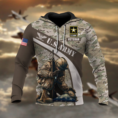 Premium Multiple US Military Services Veteran Hoodie