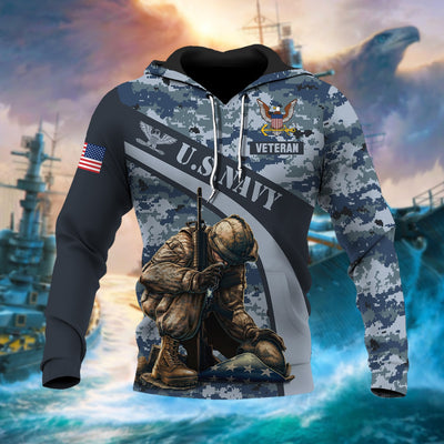 Premium Multiple US Military Services Veteran Hoodie