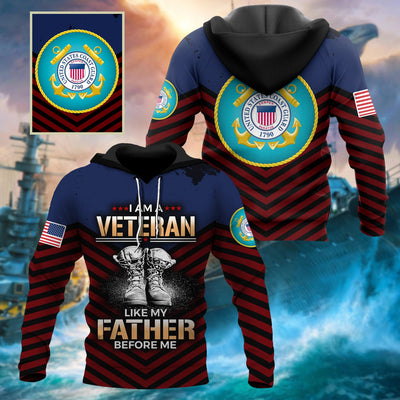 Premium Multiple US Military Services Veteran Hoodie