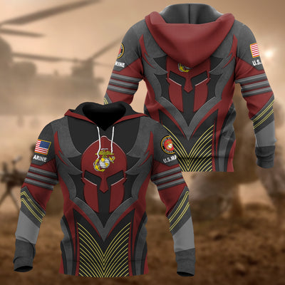 Premium Multiple US Military Services Veteran Hoodie