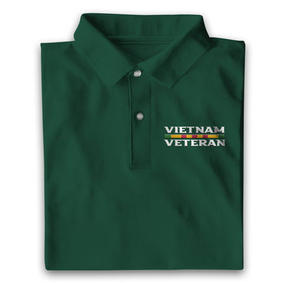 Multicolor Unique Vietnam Veteran Polo Shirt