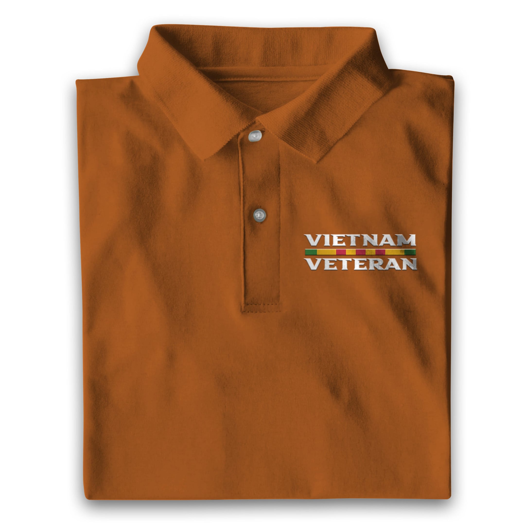 Multicolor Unique Vietnam Veteran Polo Shirt