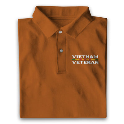 Multicolor Unique Vietnam Veteran Polo Shirt