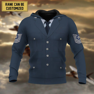 Premium Personalised Multiple Services US Veteran Hoodie