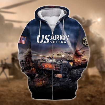 Premium U.S. Army Veteran Collection Ziphoodie
