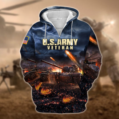 Premium U.S. Army Veteran Collection Ziphoodie