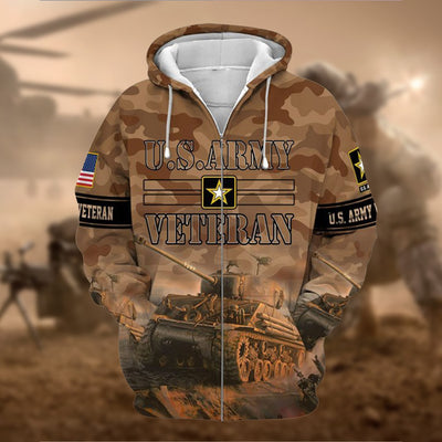 Premium U.S. Army Veteran Collection Ziphoodie