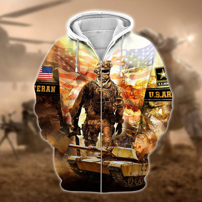 Premium U.S. Army Veteran Collection Ziphoodie