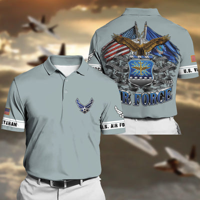 Premium Multiple US Military Services Veteran Polo Shirt